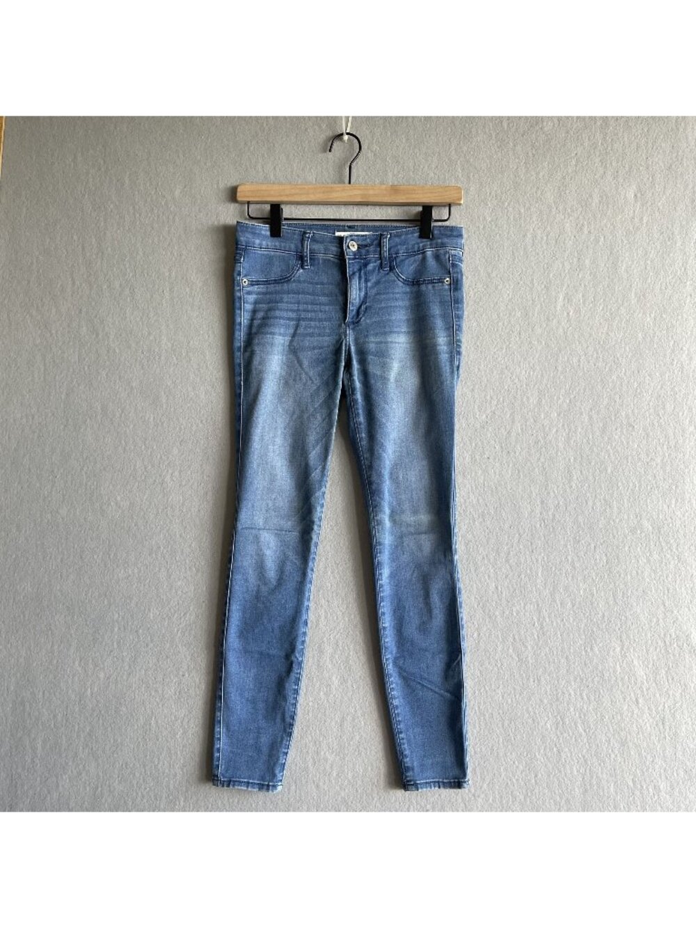 Abercrombie & Fitch Womens Skinny Jeans W27 L27 Light Wash 4S